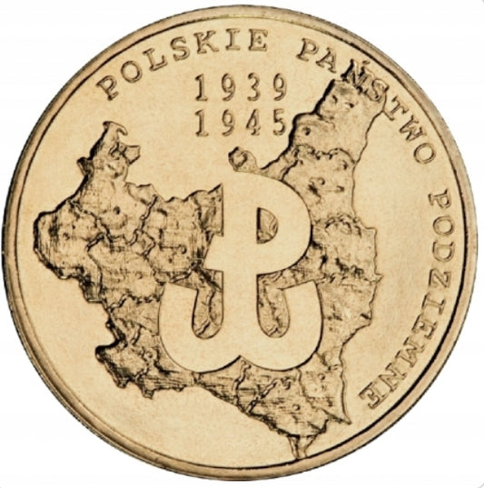 2 zł – Polskie Państwo Podziemne – 2009