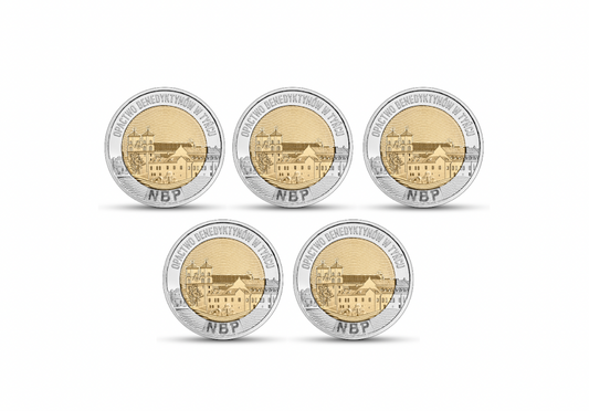 5 zł – Opactwo Benedyktynów w Tyńcu – 5 monet