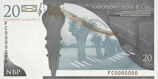 20 zł – Fryderyk Chopin – 2010